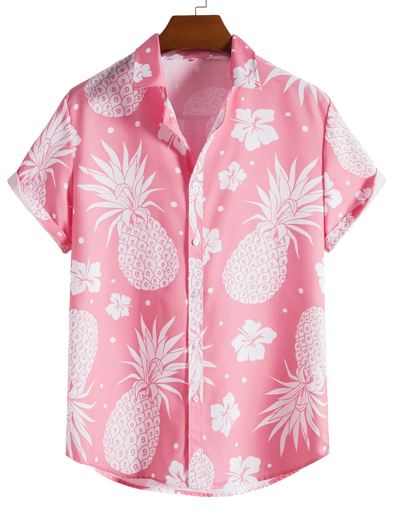 Hawaiian Shirt Sets Casual Button Down 