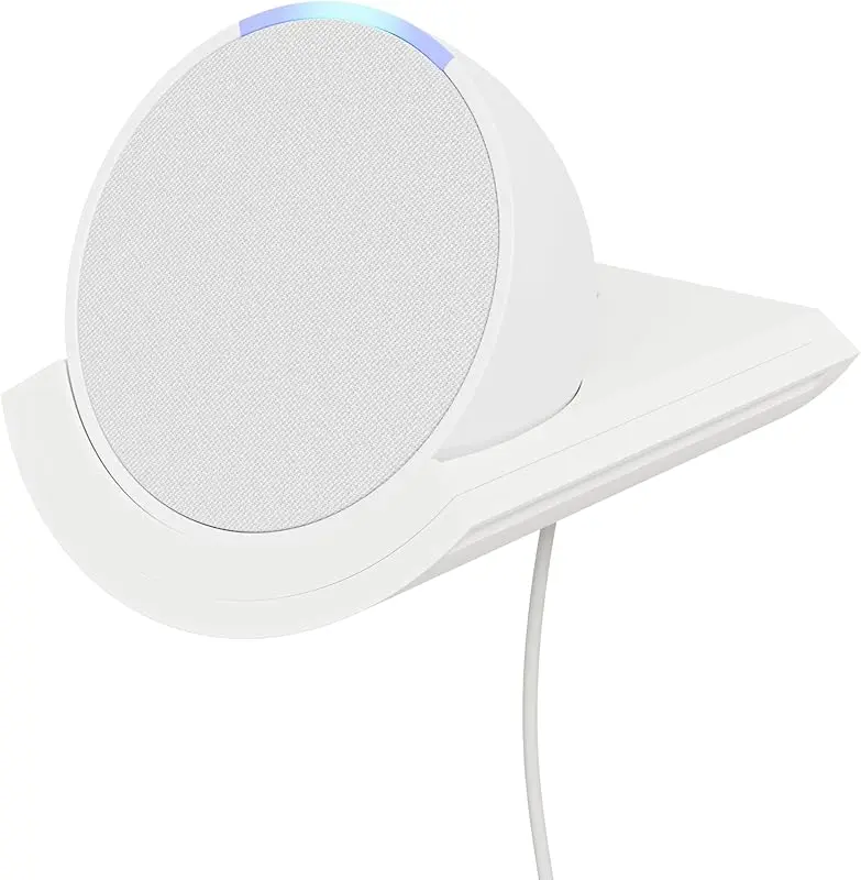 Smallest Alexa Speaker, Wifi, Bluetooth Low Energy Mesh, And Matter,Fits In Any Room, Lavender Bloom, Simple To Set Up And Use