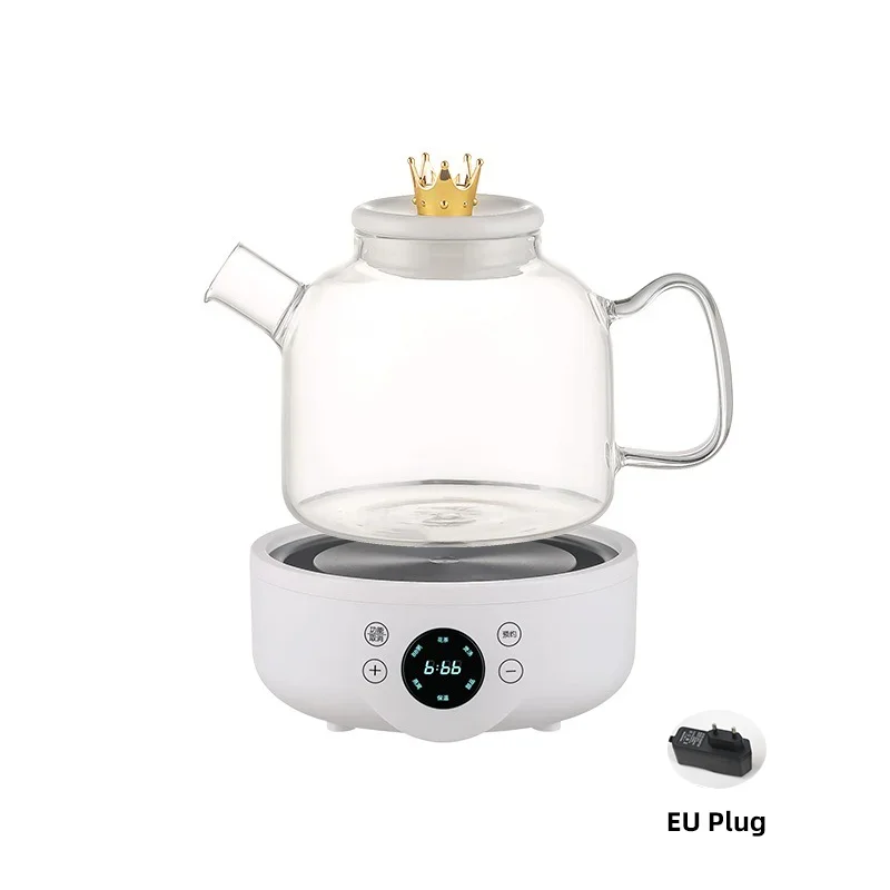 Electric Teapot 1pc Glass Automatic Household Multifunctional Health Kettle Boiling Kettle Dessert Teapot