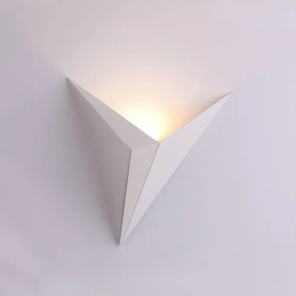 

3W LED Wall Lamp Modern Minimalist Triangle Shape Indoor Wall Light Living Room Lights Simple Lighting Wall Decor Sconce Lamp