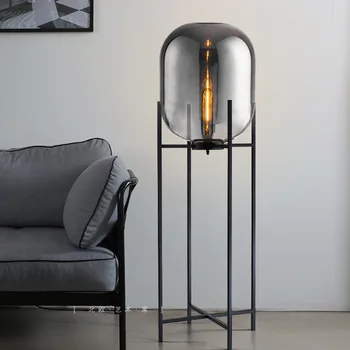 Villa Bubble Oda Pulpo Glass Ball Floor Lamp Postmodern Scandinavian Floor Lamp Hotel Cafe Bedroom Bedside Reading Floor Lamp 3