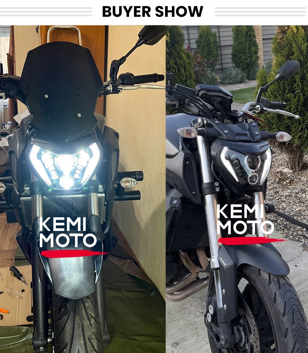 YAMAHA MT-09 2014-2016 純正ヘッドライト LED Headlight WIth DRL for Yamaha MT09 FZ09 2014-2016 MT-09