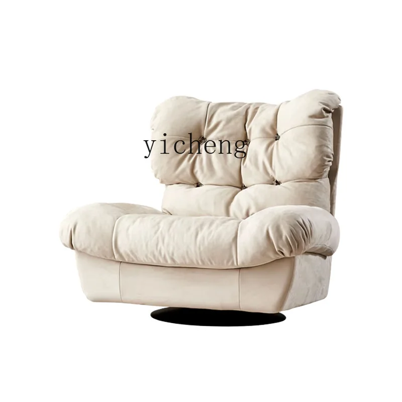 

Yy Sofa Light Luxury Genuine Leather Minimalist Home Modern Living Room Balcony Leisure Wingback Chair
