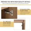 48 Inch Floating Bathroom Vanity with Sink, 48'' Single Sink Wall Mounted Bathroom Vanity, with 2 Doors and White Resin Basin 5