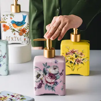 soap dispenser floral