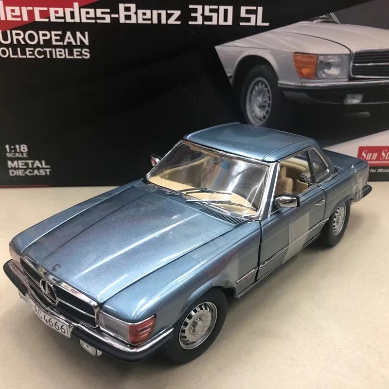 

Масштаб 1:18, 1977 SL, винтажный орнамент из сплава для модели автомобиля