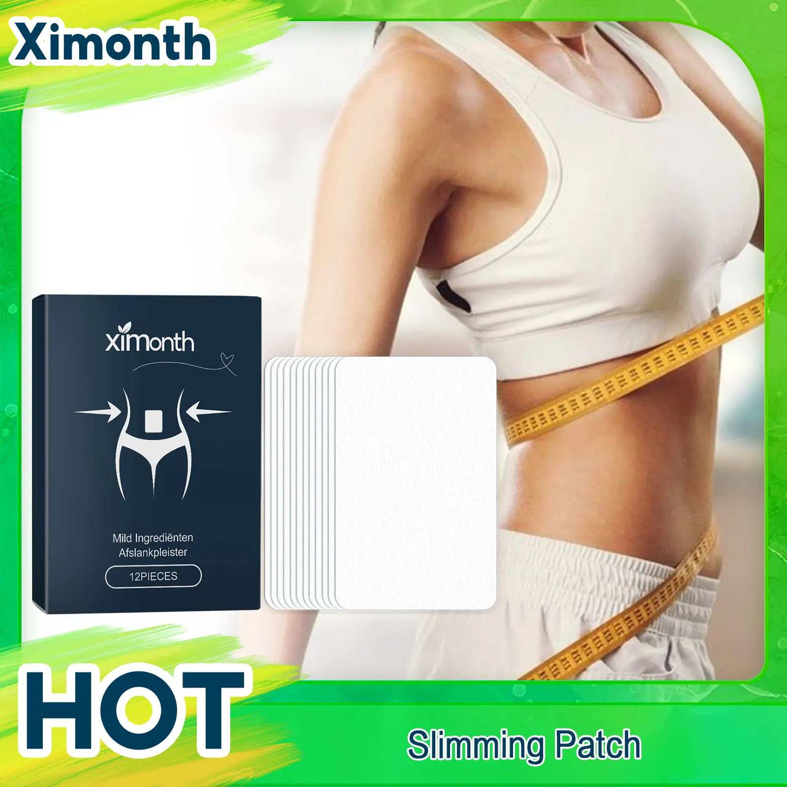 Slimming Patch Lose Weight Detox Belly Waist Fat Burner Anti Cellulite Promote Metabolism Thin Thigh Arm Body Firming Relax Care