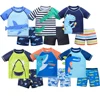 Kids Boy Swimsuit Cool Print 2 Pcs/lot 1-7 Years Summer Children Board Shorts Children Boys Swimwear Beach Surfing 1