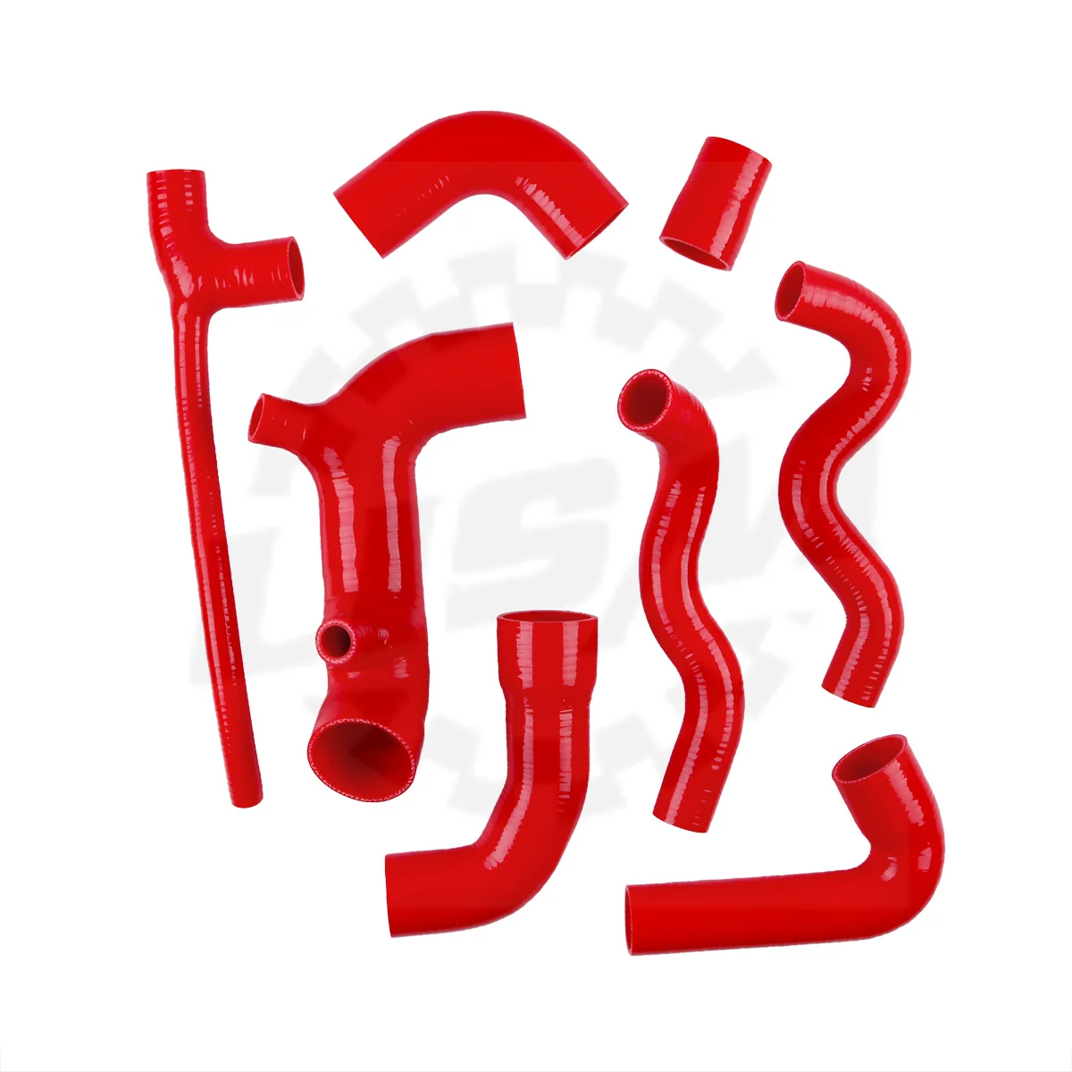 Tubo Intercooler Di Aspirazione Del Radiatore In Silicone Da 8 Pezzi Per Fiat Uno Turbo Ie Mk2 1372Cc 1989 1995 1990 1991