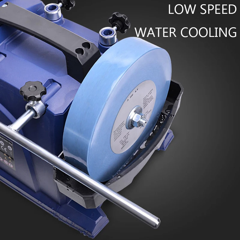 H8 8inch Low-Speed Water-Cooled Knife Sharpener For Household Woodworking Tools Engraving Knives Chisels Electric Knife Grinder 4
