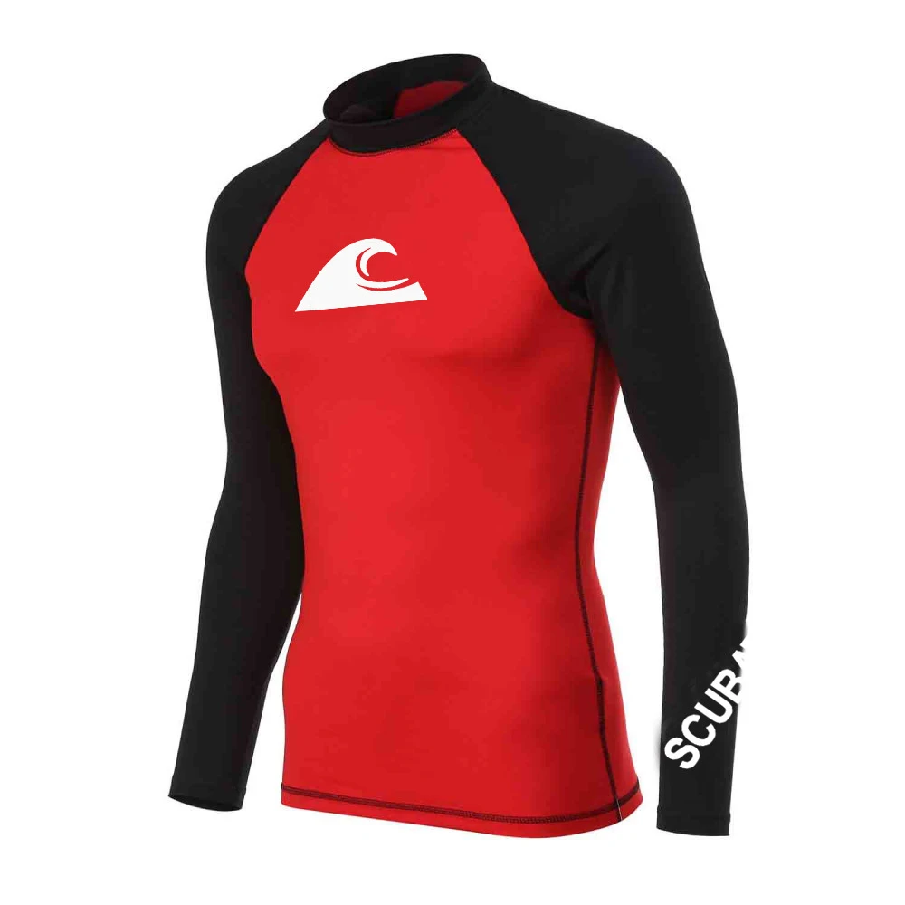 Men's New Beach UV Protection T-Shirt Swimming Long-Sleeved Water Sports Swimming Motorboat Surfing Sun Protection Clothing