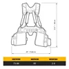 ToughBuilt TB-302-6 Pro Carpenter Suspension Rig With Pockets Tools TOUGHBUILT Packaging Bag 3