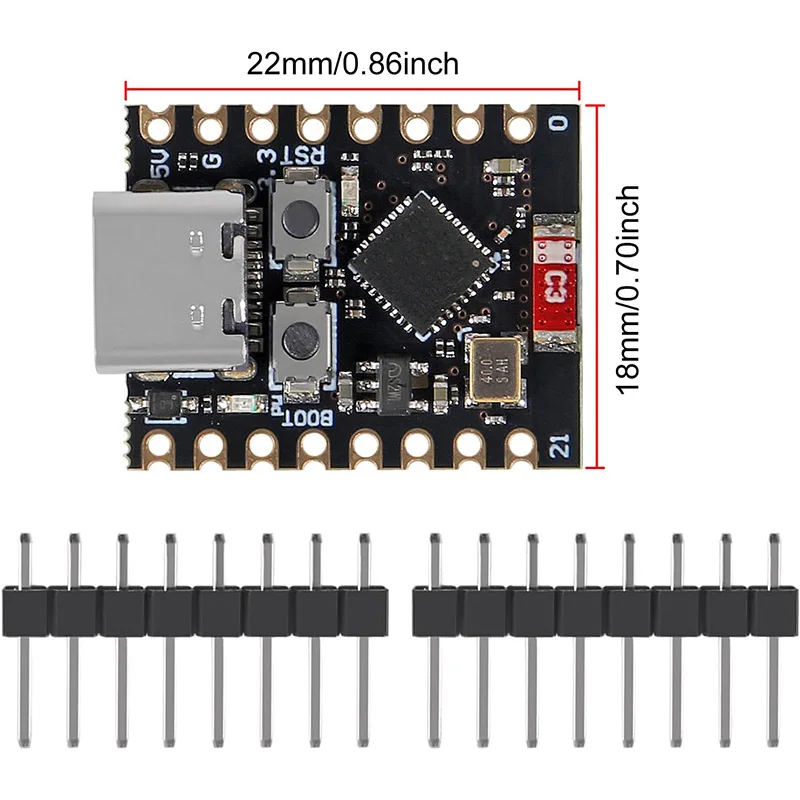 รูปสินค้า ESP32 C3 โมดูลพัฒนา WiFi/Bluetooth บอร์ดขนาดเล็ก