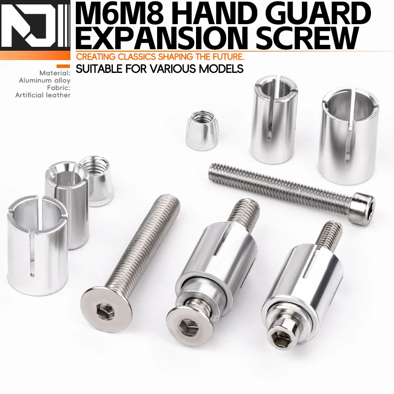 13/16mm Expansion Screw Handlebar End Plugs Screws Universal Handle Bar M8 M6 Expand Screws Motorcycle Accessories m8 m6 Screws 3