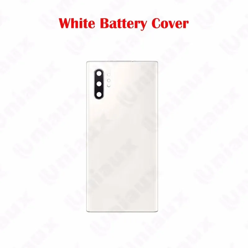 Premium 3D Glass Rear Battery Cover with Camera Lens