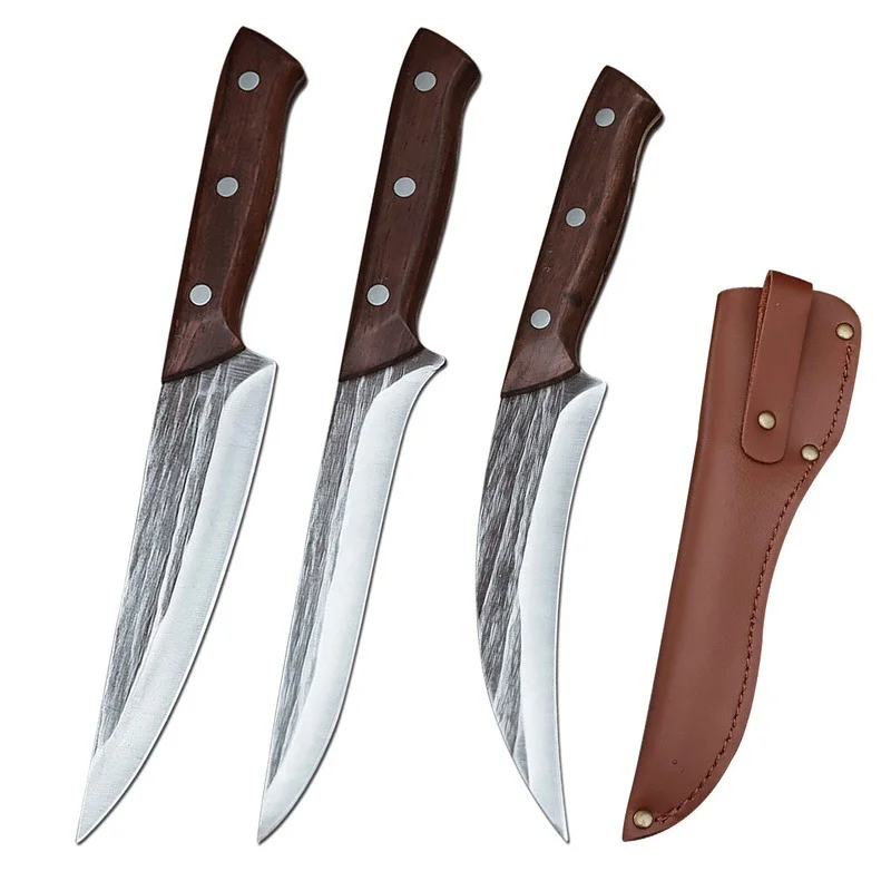 Knife 5Cr15Mov Stainless Steel Kitchen Chef Knife Meat Cleaver