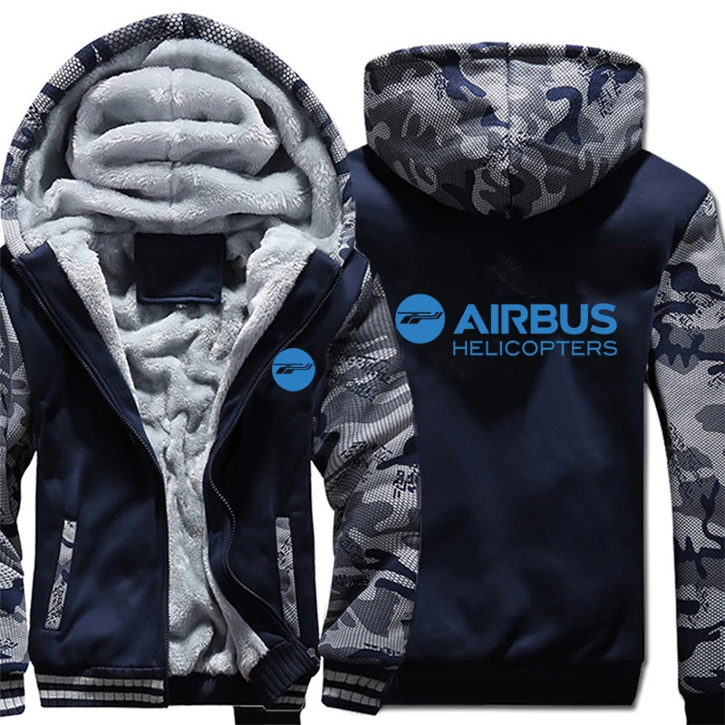 Airbus Helicopters Hoodies Men Fashion Coat Fleece Liner Jacket Plane Pilot Airbus Sweatshirts Hoody Pullover 5