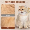 Cat Brush for Shedding, New Cat Deshedding Brush with Release Button, Cat Grooming Brush for Short and Long Haired Cats 2