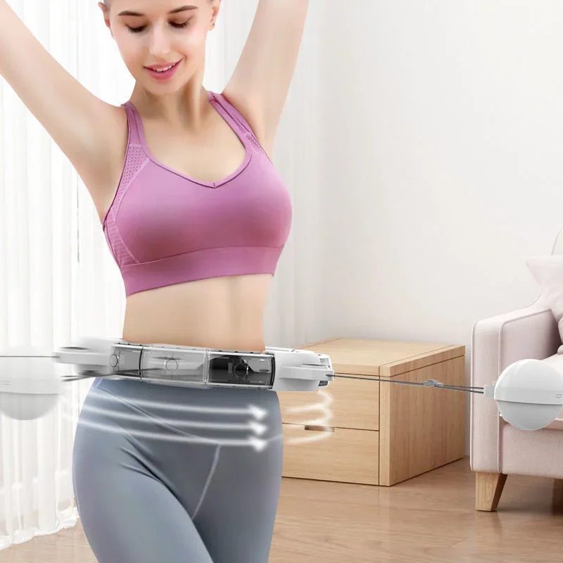 Home Gym Exercise 2 in 1 Adomen Fitness Massage Workout Detachable Smart Weighted Fit Hula Rings Hoop