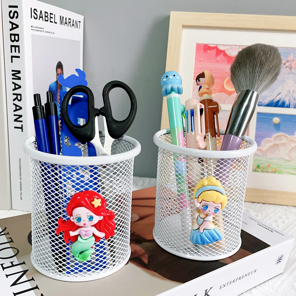 Cartoon Disney Princess Pencil Case Makeup Case Pen Holder Storage Box