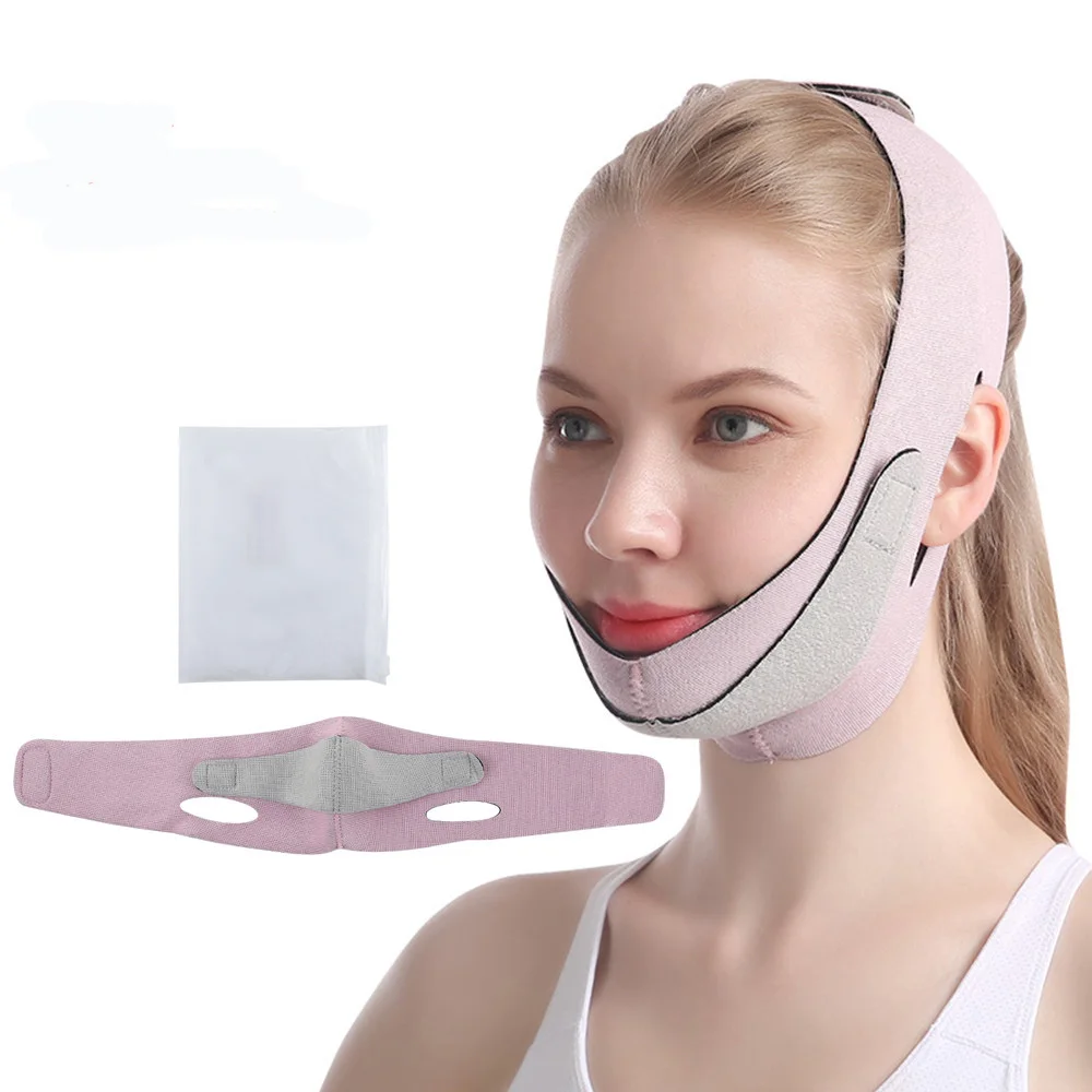 Elastic Face Slimming Bandage V Line Face Shaper Women Chin Cheek Lift Up Belt Facial Anti Wrinkle Strap Face Care Slim Tools