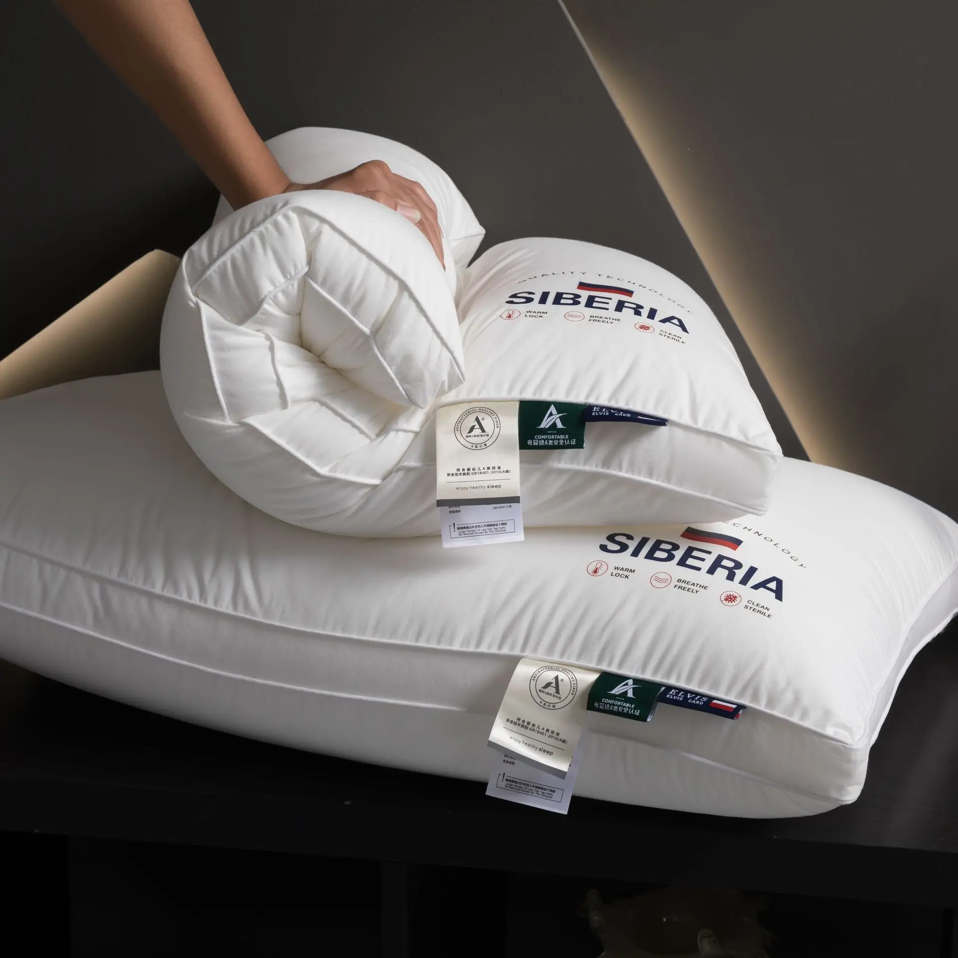 1pc Solid Neck Protector Pillow Men Women Universal Bedding Pillow Care