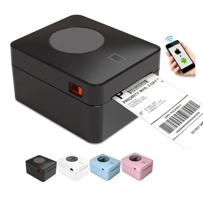 

ZJ9250 shipping label printer express waybill address product price barcode sticker USB Bluetooth 4 inch thermal printer 160mm/s
