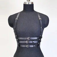 Ceintures de harnais punk tendance pour femmes, harnais de poitrine Harajuku, bretelles de corset, ceinture de taille pour femmes, accessoires vestimentaires gothiques 4