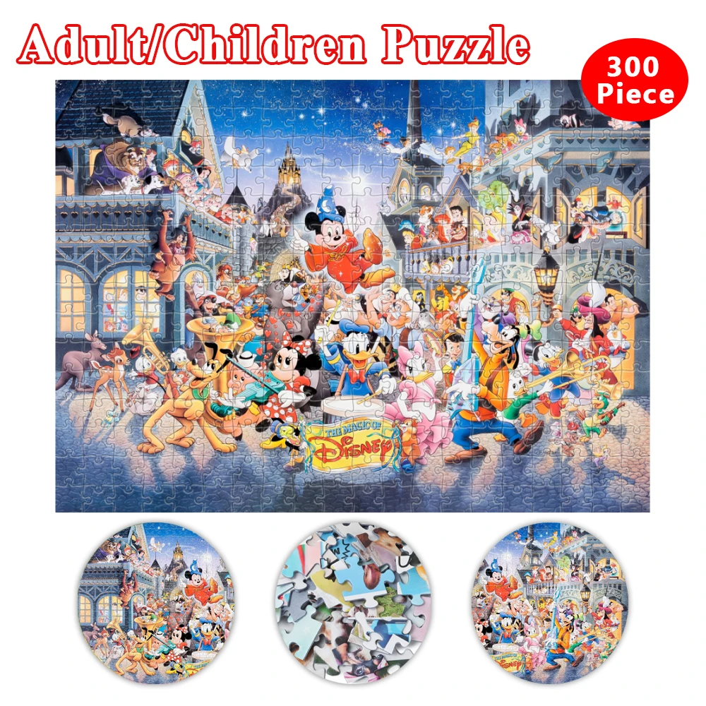 Disney Character Collection Jigsaw Puzzle Cartoon Wood Puzzle 1000 pezzi  Puzzle per adulti regali per la famiglia giocattoli educativi per bambini