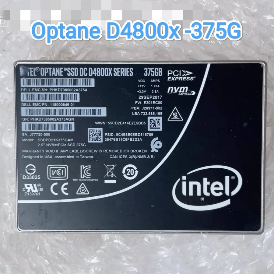Intel Optane SSD 905P 1.5TB 2.5インチ バルク品
