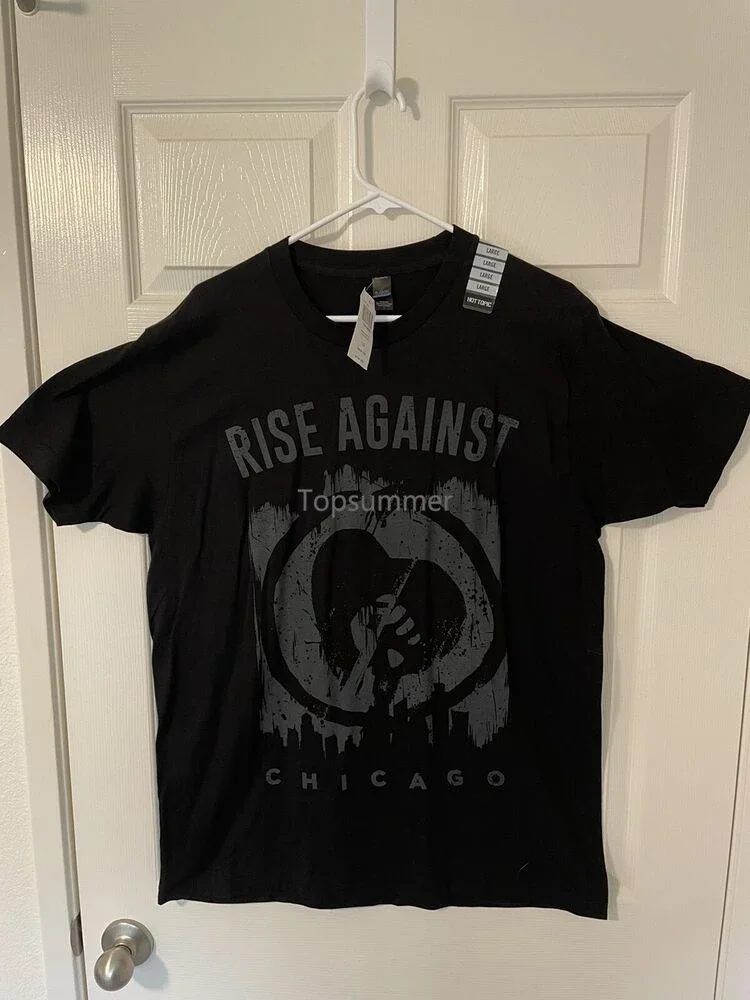 

Rise Against Nwt Mens Large T Shirt Hot Topic