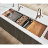 Silver kitchen sink 45-inch Workstation Ledge Kitchen Sink Undermount 16 Gauge Stainless Steel kitchen  sink  stainless 1