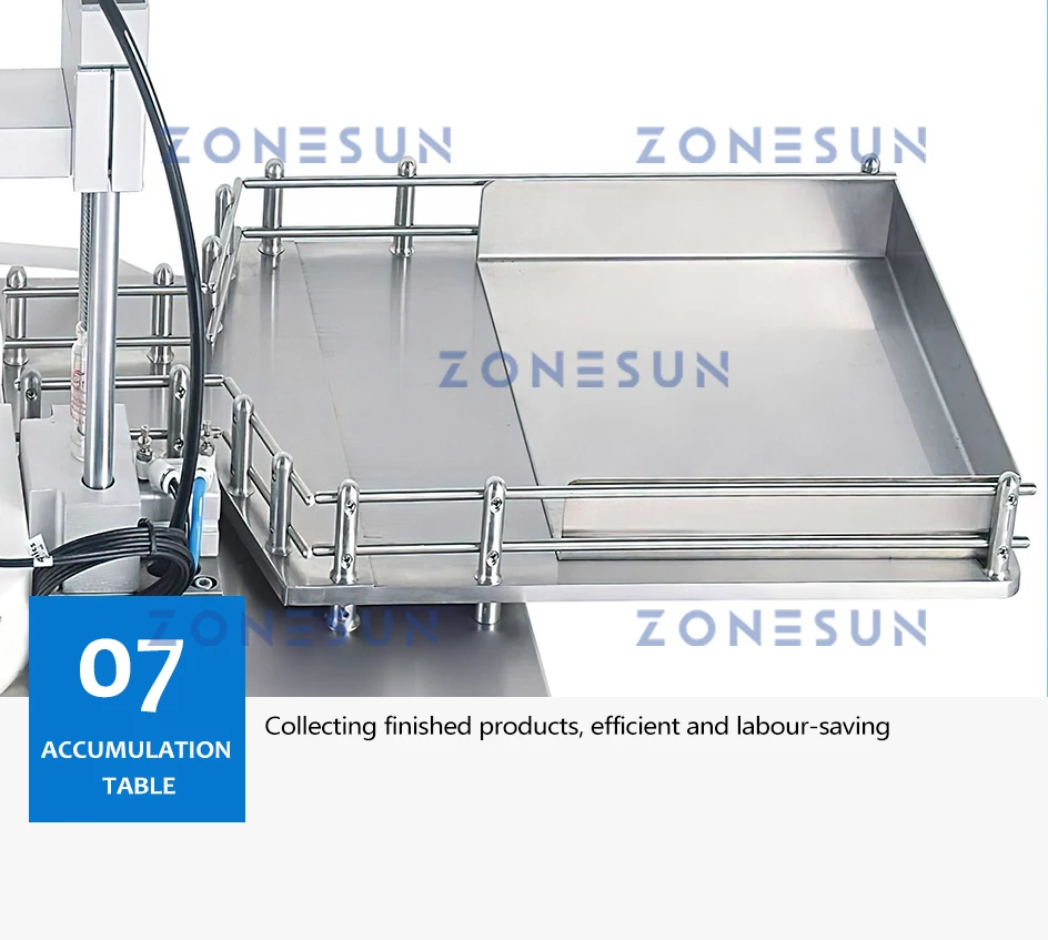 ZONESUN 0.14ml-25ml Automatic Small Vial Bottle Filling Sealing Machine Biological Reagents Oral Liquids Dropper ZS-XBFC20