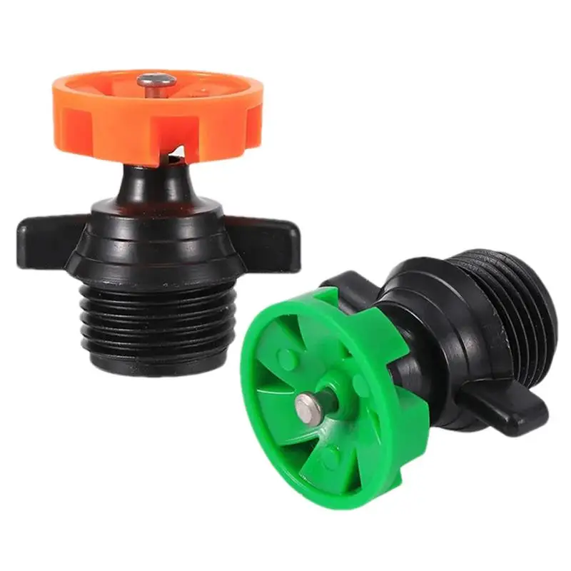 

10pcs Water Sprinkler Head Agricultural Ground Sprinkler Heads 360-degree Rotating Garden Irrigation 4-point Unobstructed heads