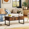 Lift Top Coffee Table for Living Room,Modern Wood Coffee Table with Storage,Hidden Compartment and Drawer for Apartment,Home, 1