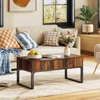 Lift Top Coffee Table for Living Room,Modern Wood Coffee Table with Storage,Hidden Compartment and Drawer for Apartment,Home, 1