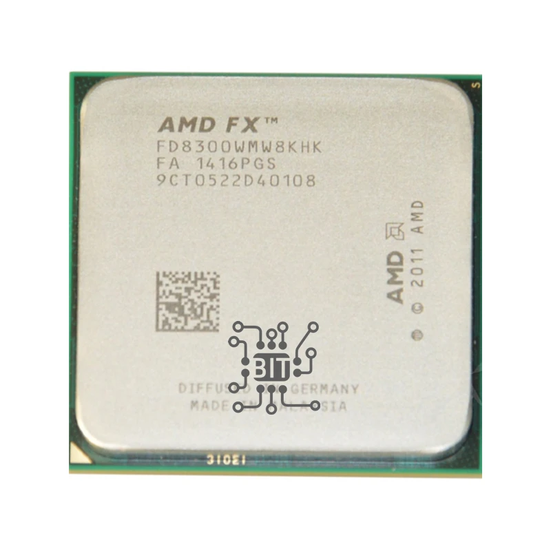AMD FX-8300 FX 8300 FX8300 3 ГГц Восьмиядерный процессор 8M Разъем AM3 + ЦПУ 95 Вт стандарпосылка |