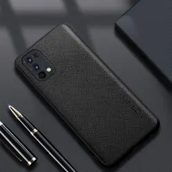 Premium PU Leather Case with Edge Protection for Realme 7 Pro (Black)