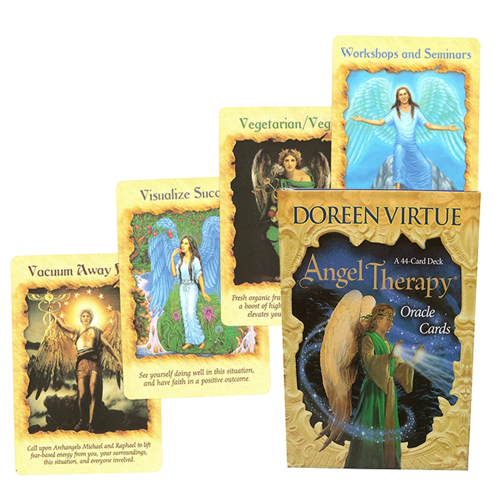 Therapy Golden Tarot Cards Gold Archangel Tarot Cards for Beginners With  Guidebook Party Personal Entertainment Gold Gift| | - AliExpress