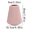 Nordic Creative Vase Home Decor Flower Arrangement Container for Homes Wet and Dry Planter Imitation Ceramic Plastic Crafts 4