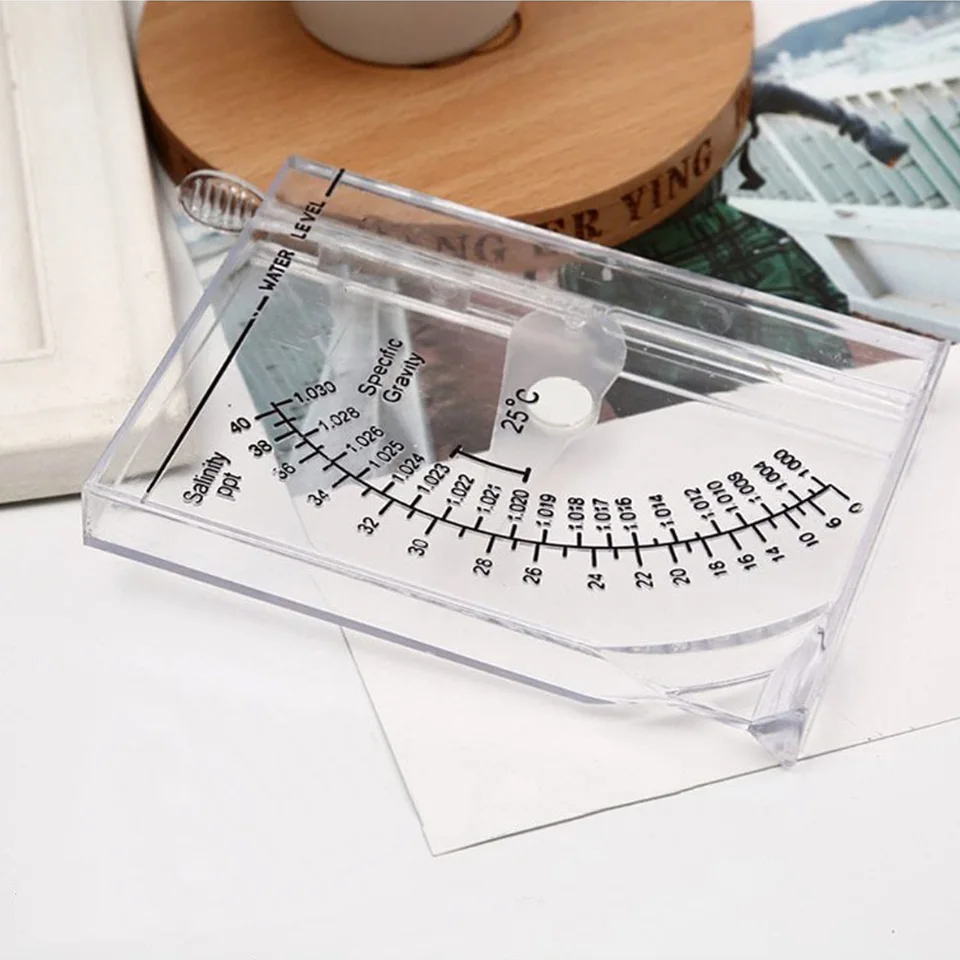 Saltwater Hydrometer Salinity Tester for Aquariums