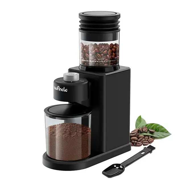 Coffee Bean Grinder Automatic Conical Burr Grinder 25 Precise Grindings with Powder Blower for Espresso French Coffee 2-12 Cups 1