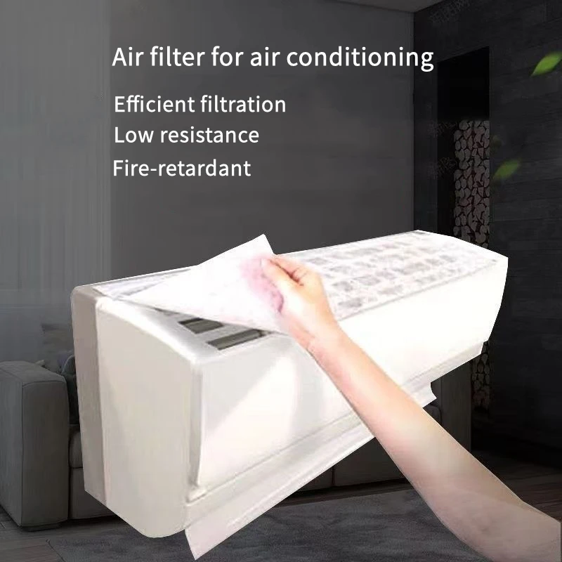 5pcs/lot Ultrathin Low Wind Resistance Air Filter Net Sponge for Air Conditioning Air Purifier Window Dust-proof 3
