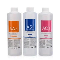 Sérum de Soins du Visage AS1 SA2 AO3, Solution Aqua Peel pour Machine Faciale, Livres Profonds, Kit de 3 Sérums, 400ml 1