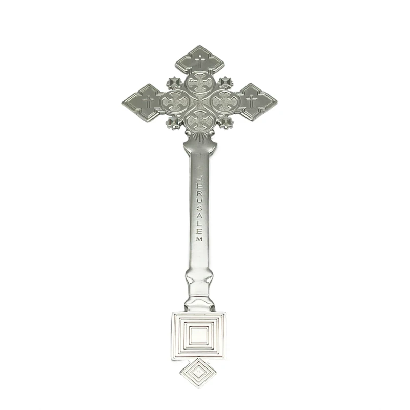 Elegant Gold and Silver Christian Wall Cross Decor