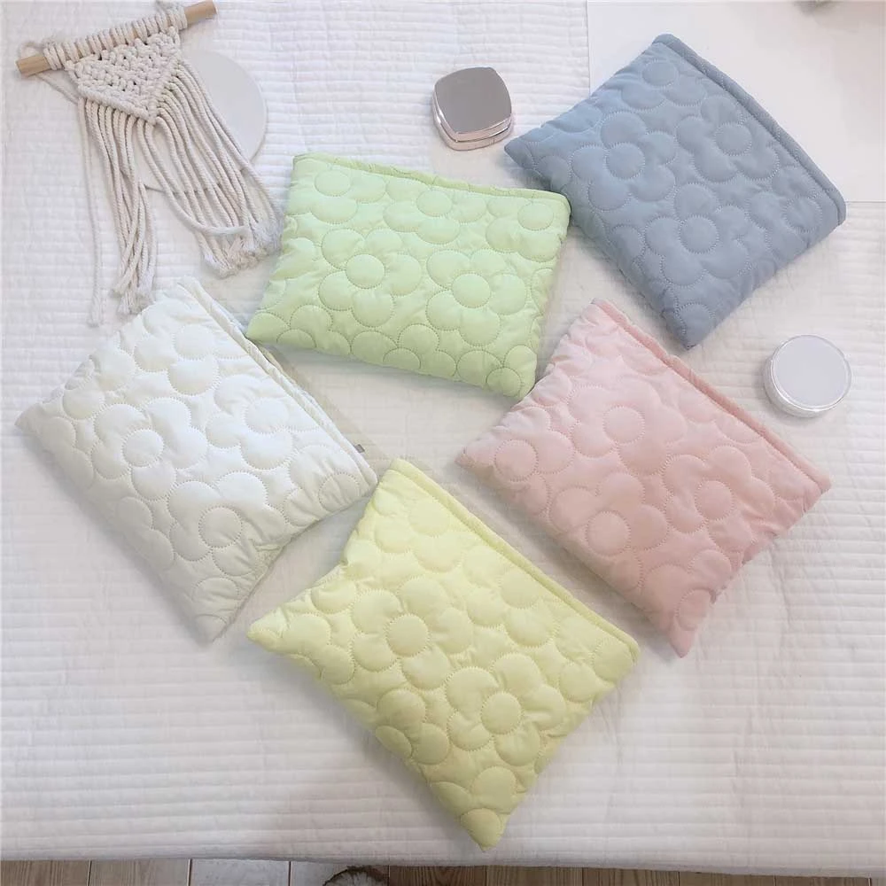 fluffy cosmetic bag