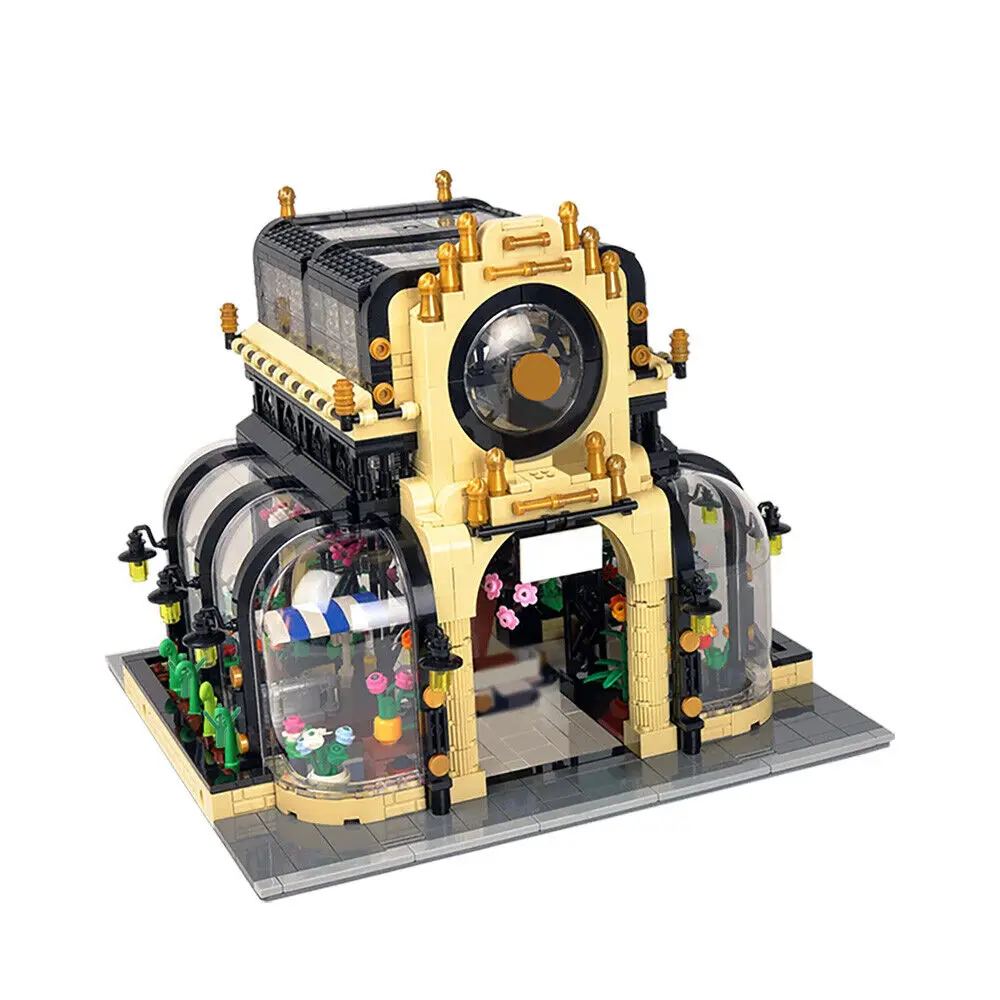 

Modular Botanical Garden with Flower Shop & Coffee Corner 2403 Pieces MOC Build
