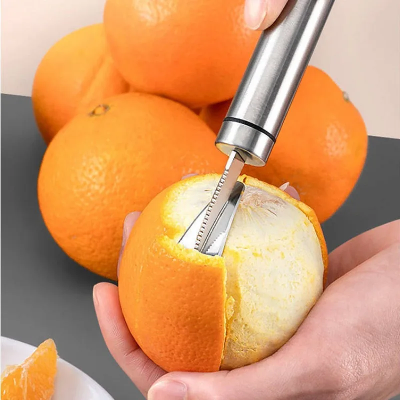 Orange Peeler Stainless Steel Lemon Orange Peeler Practical Fruit  Grapefruit Opener Cutter Kitchen Gadgets For HouseholdSupplies