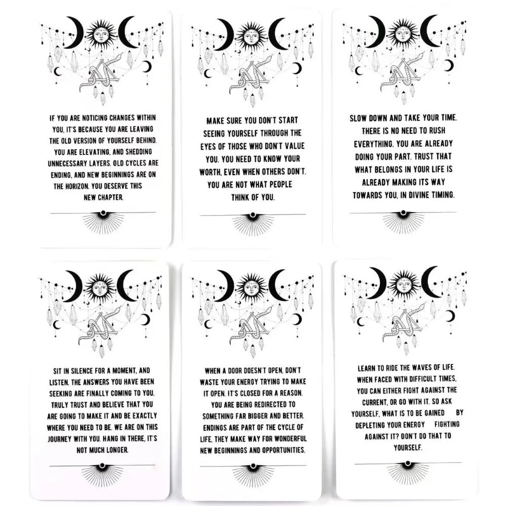 10.3*6cm Spirit Messages Oracle Cards - A 54-Card Deck with Inspiring Messages From Your Guides 5