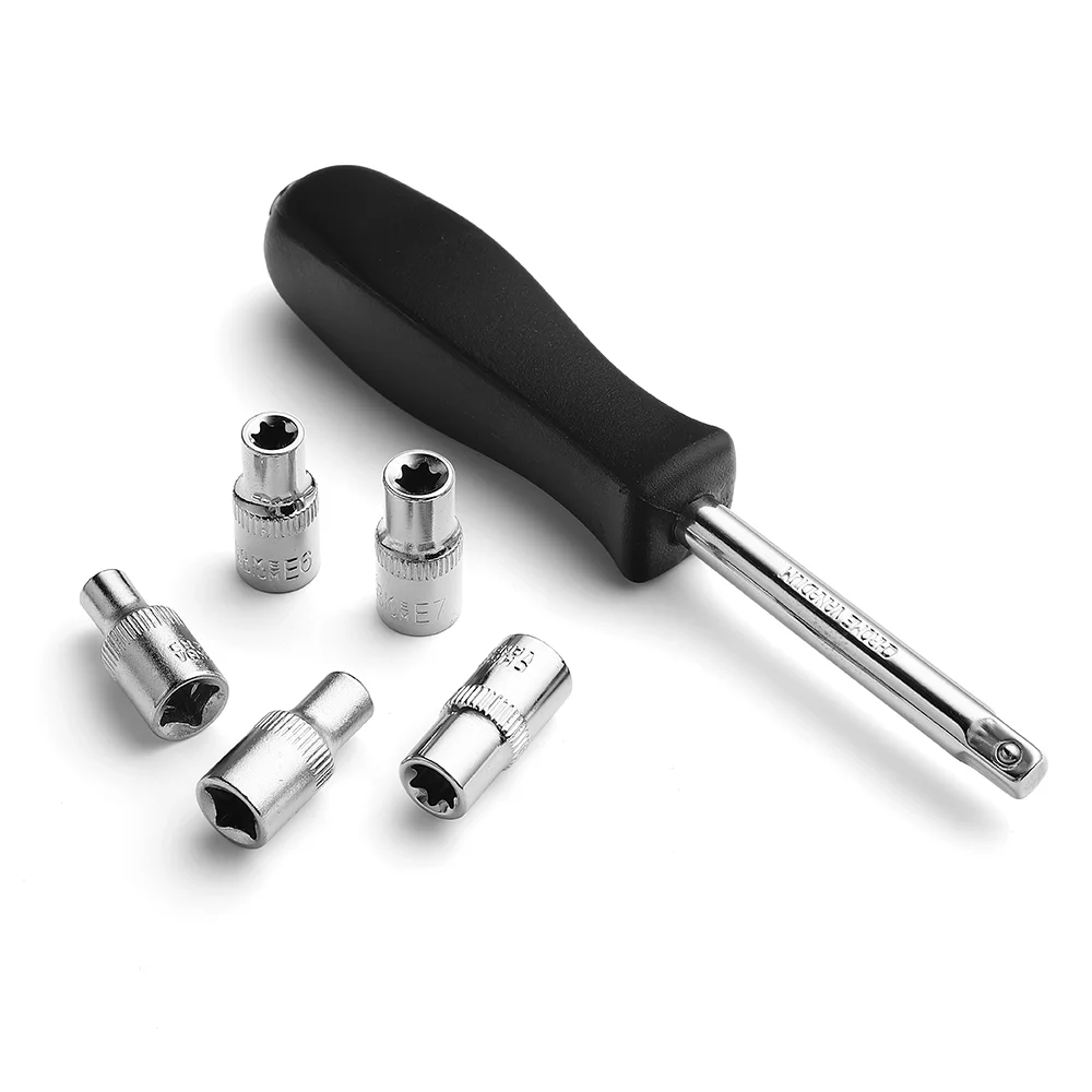 53pc Schlüssel Werkzeuge Set Ratsche Kit Steckschlüssel Set Auto Reparatur Tool Kit Ratsche Drehmomentschlüssel Combo Reparatur Werkzeug – Detail 8